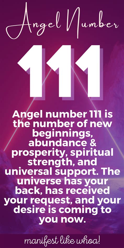 111 angel number meaning manifestation love